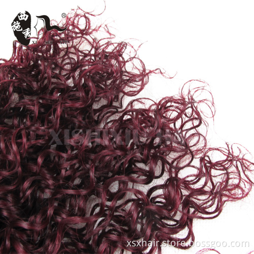 Wholesale virgin cambodian human hair extension cambodian kinky curly hair weaves
